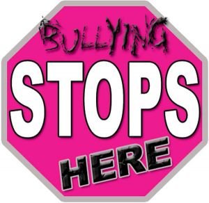 Bullying Stops Here Sign