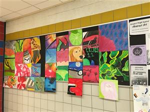 Abstract Art Display 