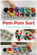 Pom Pom Sorting 