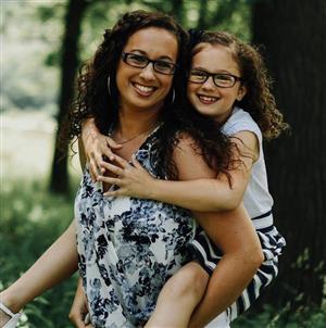 Sarah Clingersmith and daughter 