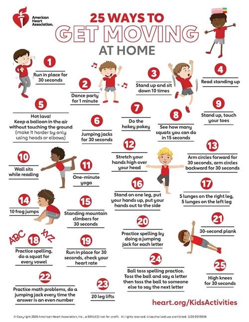 25 Ways To Get Moving At Home 