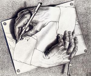 Escher drawing 